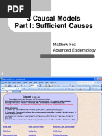 Session 2 - Sufficient Causes Model