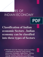 Sectors of Indian Economy