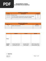 Procedimiento Control de Informacion Documentada