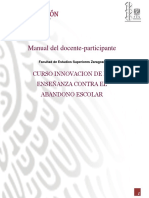 Manual Del Docente-Participante Curso Innovación en La Enseñanza Contra El Abandono Escolar