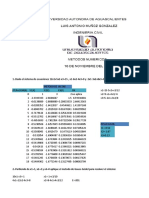 Tarea - Métodos Numéricos