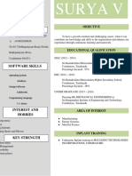 Surya Resume