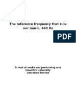 The Reference Frequency That Rule Our Music, 440 HZ