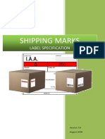 SHIPPING MARKS Label Specs V 7