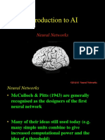 Characteristics of Artificial Neural Networks