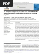 An Integrated Comparison of Captive-Bred and Wild Atlantic Salmon (Salmo Salar) : Implications For Supportive Breeding Programs