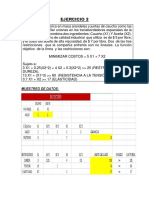 EJERCICIO de Programación Lineal Entera