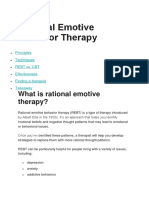 Rational Emotive Behavior Therapy