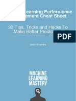 ML Performance Improvement Cheatsheet