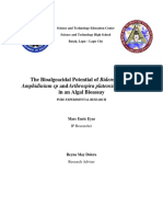 The Bioalgeacidal Potential of Bidens Alba On Amphidinium SP and Arthrospira Platensis (Spirulina) in An Algal Bioassay