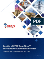 ETAP Real-Time Industry Benefits