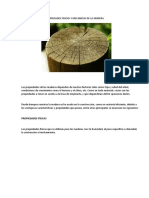 Propiedades Fisicas y Mecanicas de La Madera