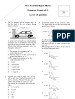 Dynamics H Hmwk3