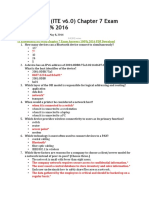 Cisco ITE Chapter 7 Exam & Answers