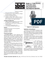 Reliable Sprinkler K16.8 Quick Response UL FM