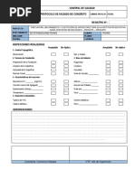 Protocolo de Control de Calidad