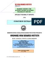 Project Report On Curcumin Extraction