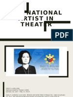 National Artist in Theather