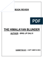 Book Review - The Himalayan Blunder-1