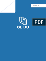 Oliju Productlist - 2018 - EN PDF