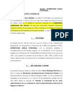 Liberoff-Queja Ante Director de Patrimonio Estatal