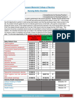 Nursing Checklist 1