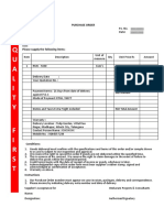 Purchase Order