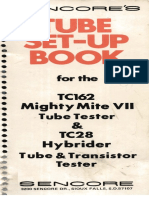 Sencore Tube Set-Up Book