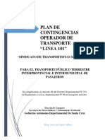 Copia de PLAN DE CONTINGENCIAS LINEA 101