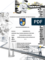 Informe Diseño de Mezcla ACI 2018-1