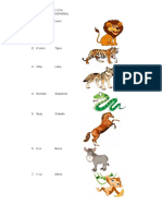 25 Animales en Quiche