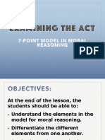 Application On The 7 Step Moral Reasoning PDF