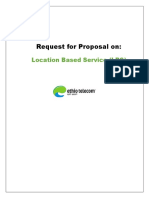 Request For Proposal On - Location Based Service - LBS - RFP - 20190713