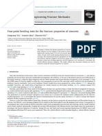 Four-Point Bending Tests For The Fracture Properties of Concrete