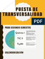 Propuesta de Transversalidad 1er Parcial