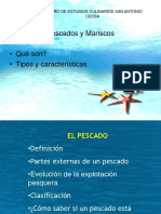 Presentación Pescados y Mariscos