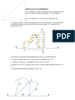 Levantar Una Perpendicular A Un Alineamiento