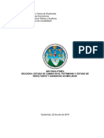 Estado de Cambio en El Patrimonio y Estado de Resultados y Ganancias Acumuladas