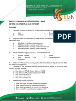 Bsa 1101 Fundamentals of Accounting 1 and 2