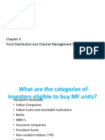 Ch-5 Fund Distribution and Channel Management Practices