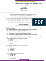 ICSE Class 10 Biology Previous Year Question Paper 2018