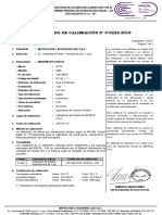 Tranzabilidad Manómetro P-0226-2019 (Ip-142)