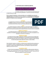 14 Principios de Contabilidad Generalmente Aceptados