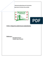 Compte Rendu TP Electro Chimie 2