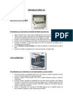 Procedimiento Pruebas de Laboratorio