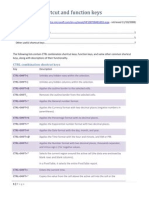 Excel 2007 Shortcut and Function Keys