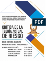 (UNIDAD 3) TEMA 2. Crítica de La Teoria Actual Del Riesgo