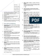 New Minimum Requirement Questions For Biophysics PDF