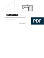 Manual de Labores Sigma Supermatic 2000