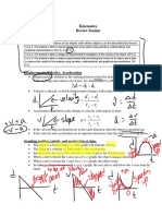 Apy1 Kinematics Review - 2015 - Key